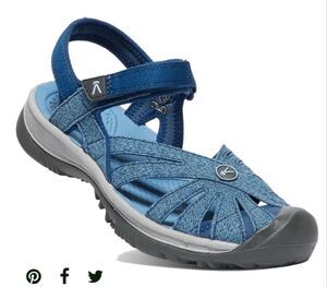KEEN Rose Blue Opal/Provincial Blue Sport Sandals Women's Closed Toe Outdoor Hik